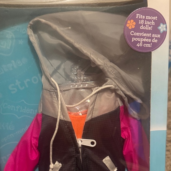 Doll Outfit - Purple and Orange - Picture 3 of 4